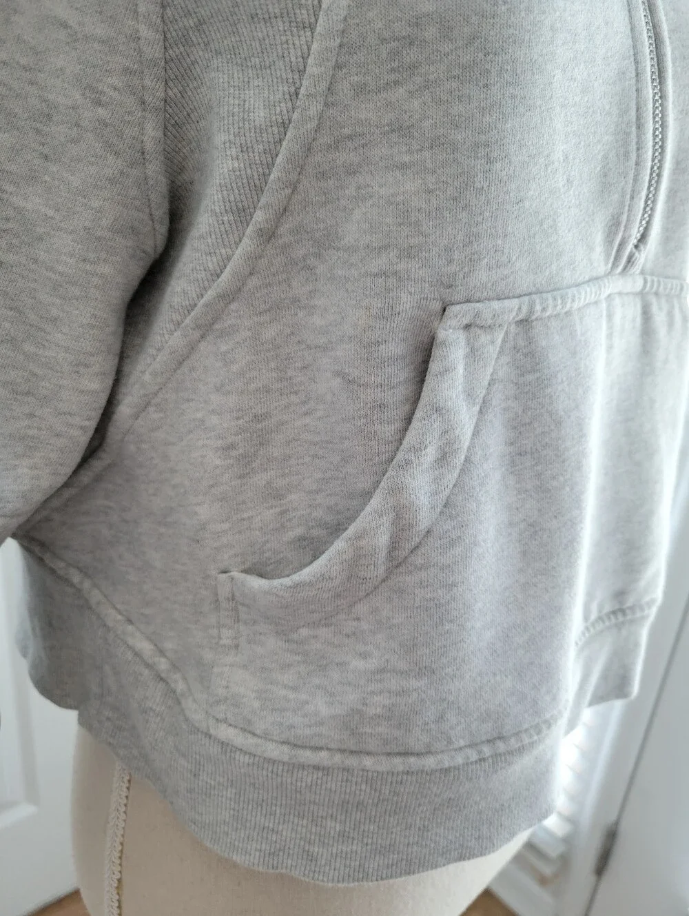 Lululemon Scuba Oversized‎ Half-Zip Hoodie Heathered Core Ultra Light Grey